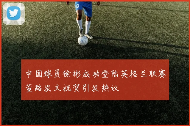 中国球员徐彬成功登陆英格兰联赛董路发文祝贺引发热议